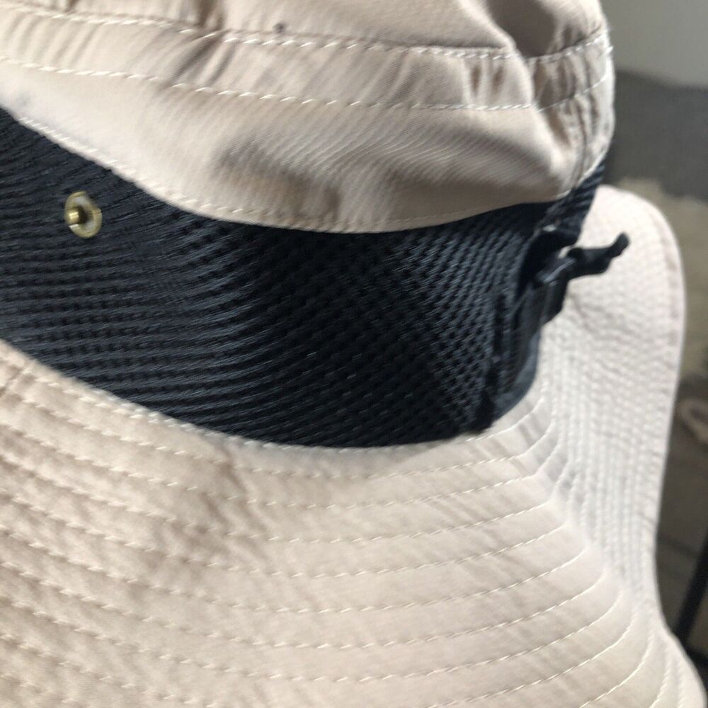 GUODING tan Boonie Hat - Nylon mesh Sun Brim Bill Safari Style Outdoor Layer - Picture 11 of 16
